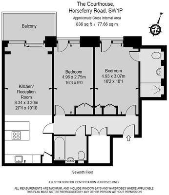 2 Bedrooms Flat to rent in The Courthouse, Horseferry Road, Victoria SW1P