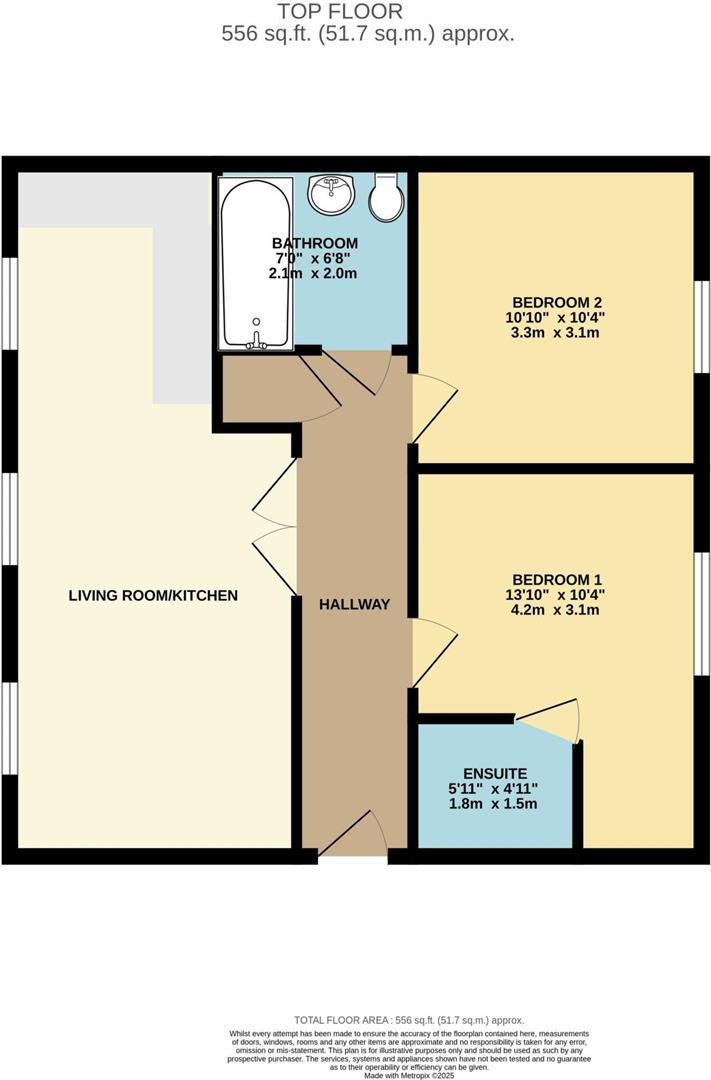 8 Elias House, St. Helens Mews, Brentwood floorplan