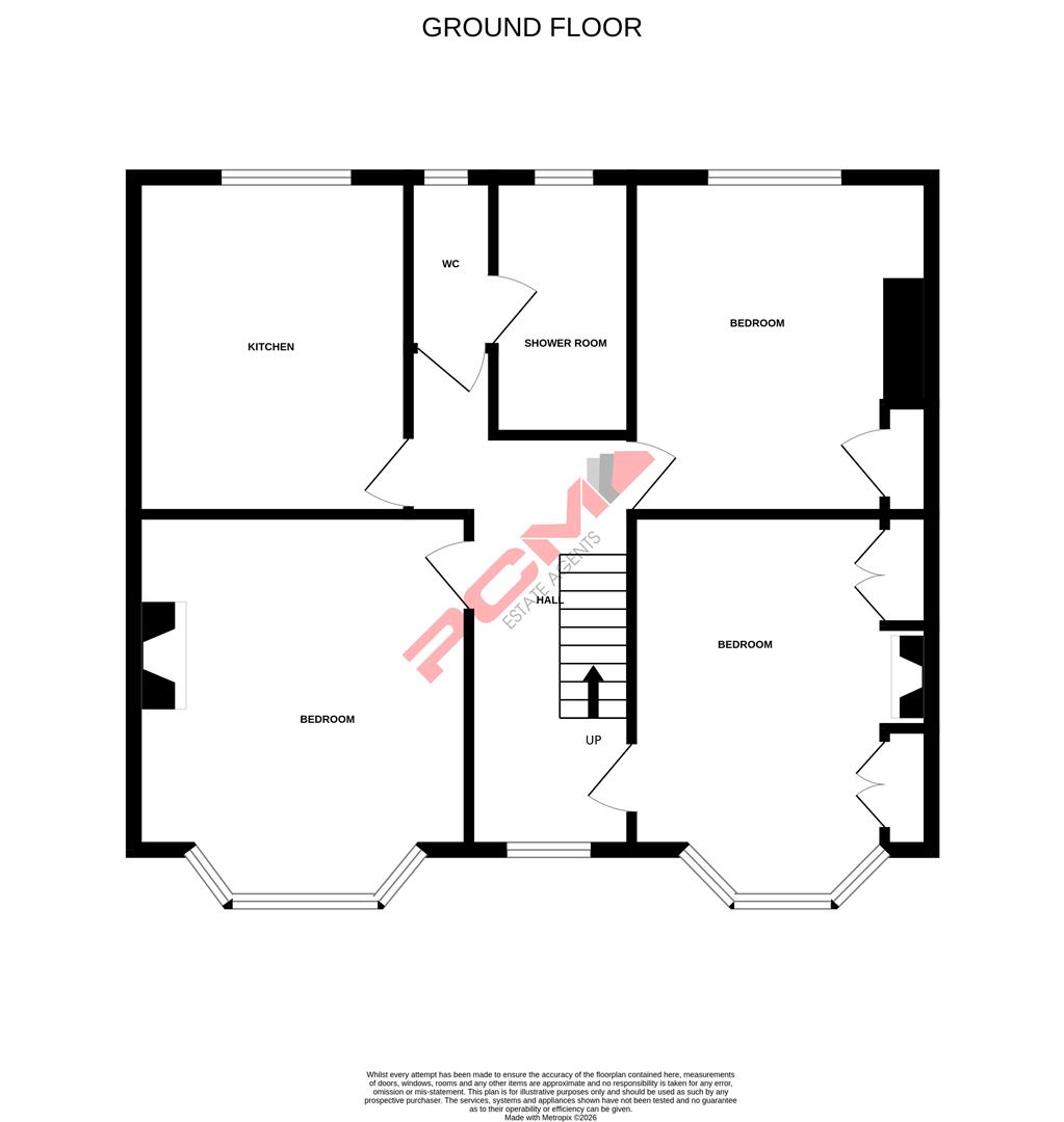 Top Floor Flat 186, Hughenden Road, Hastings floorplan