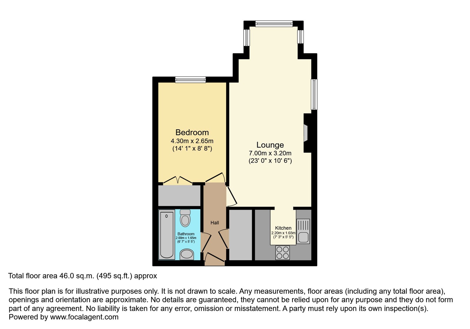 8, New Jubilee Court, Woodford Green floorplan