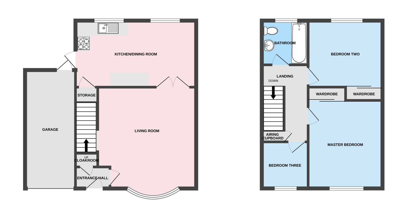 45, Alderton Drive, Wolverhampton floorplan