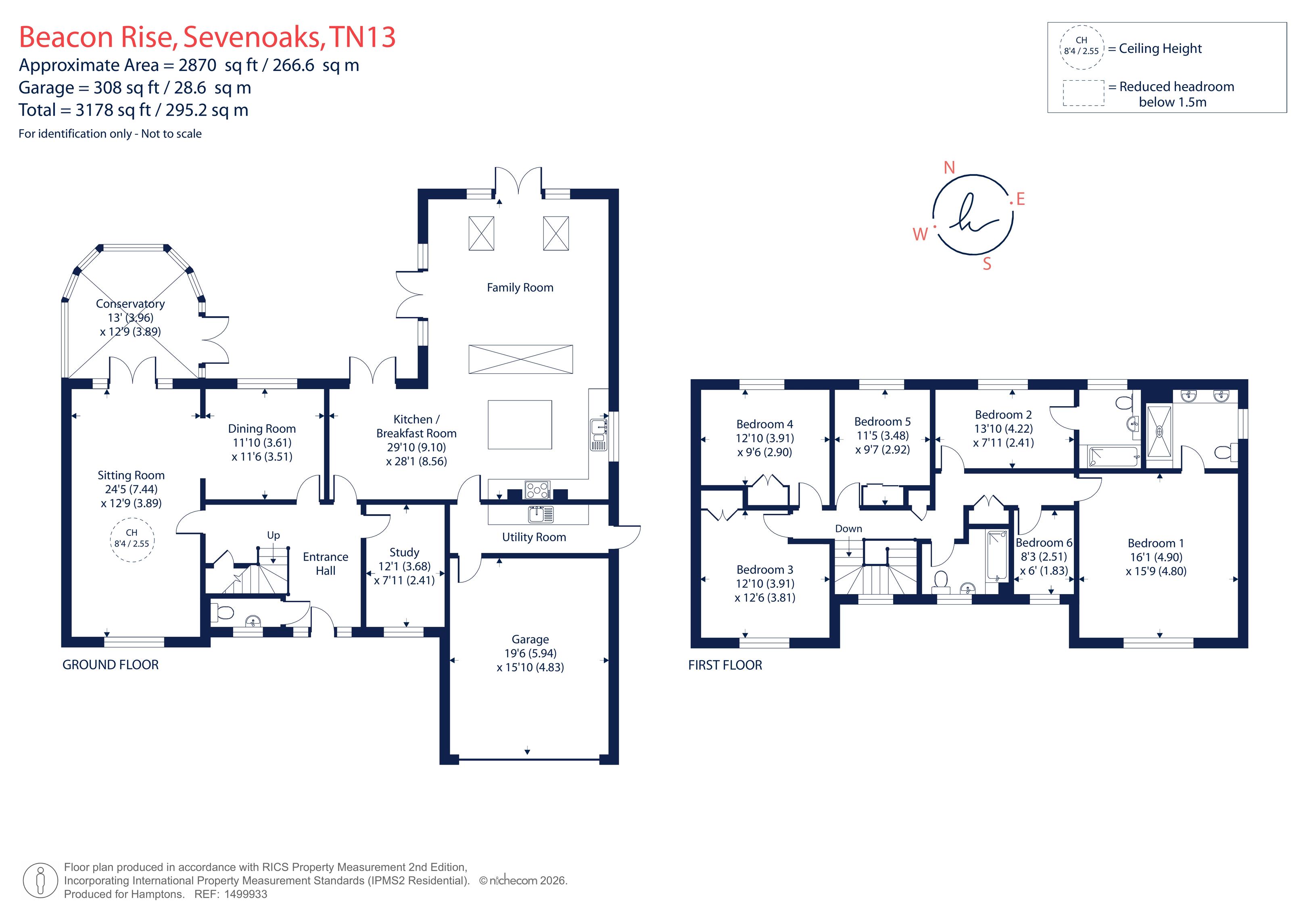 3, Beacon Rise, Sevenoaks floorplan