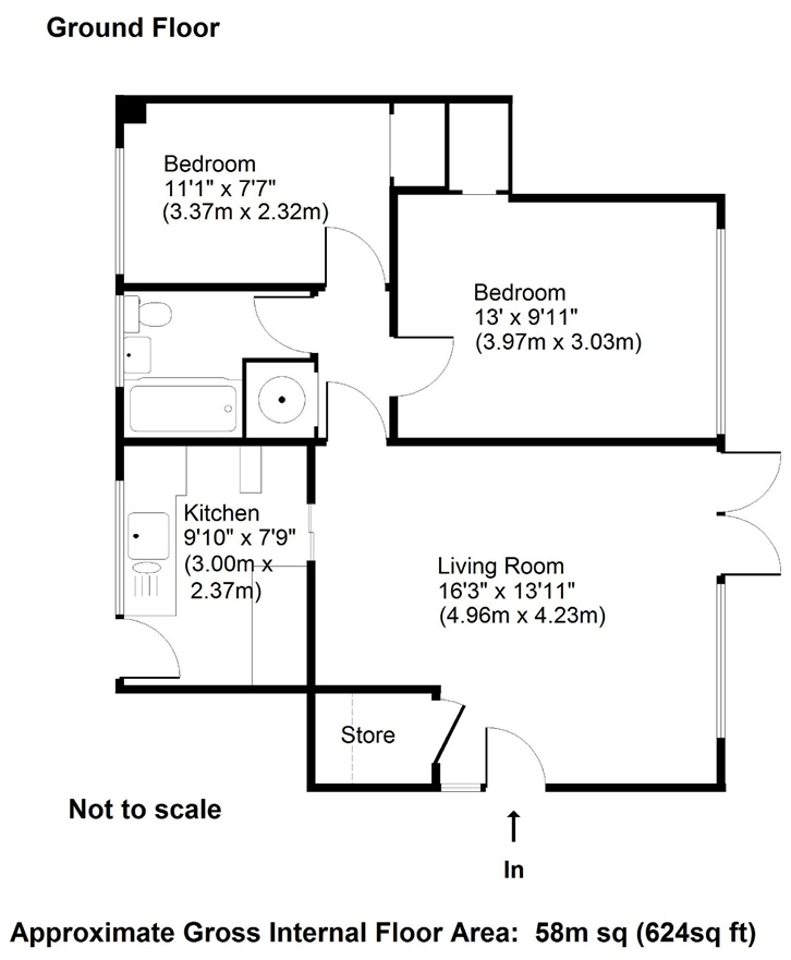 2 Bedrooms Maisonette for sale in Devoke Way, Walton-On-Thames KT12