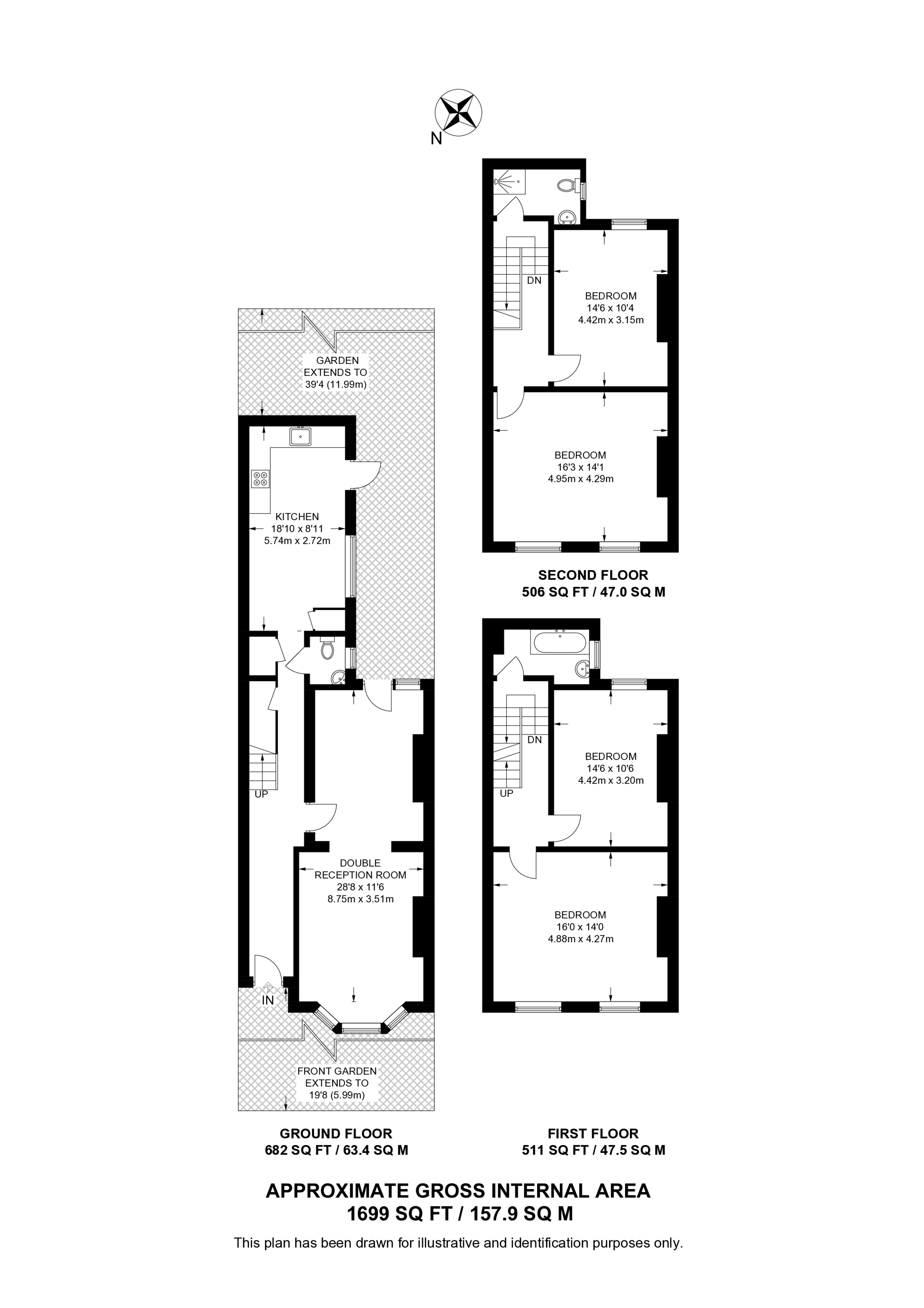 Bird in Bush Road, SE15 6RW, Peckham floorplan