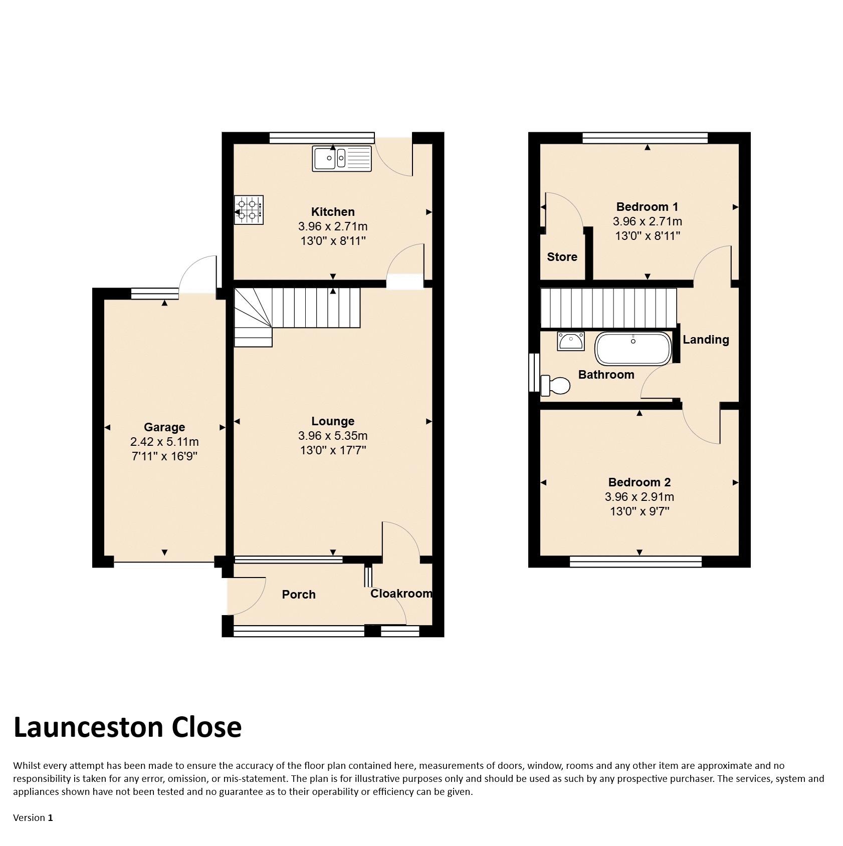 Launceston Close, Newcastle Upon Tyne floorplan