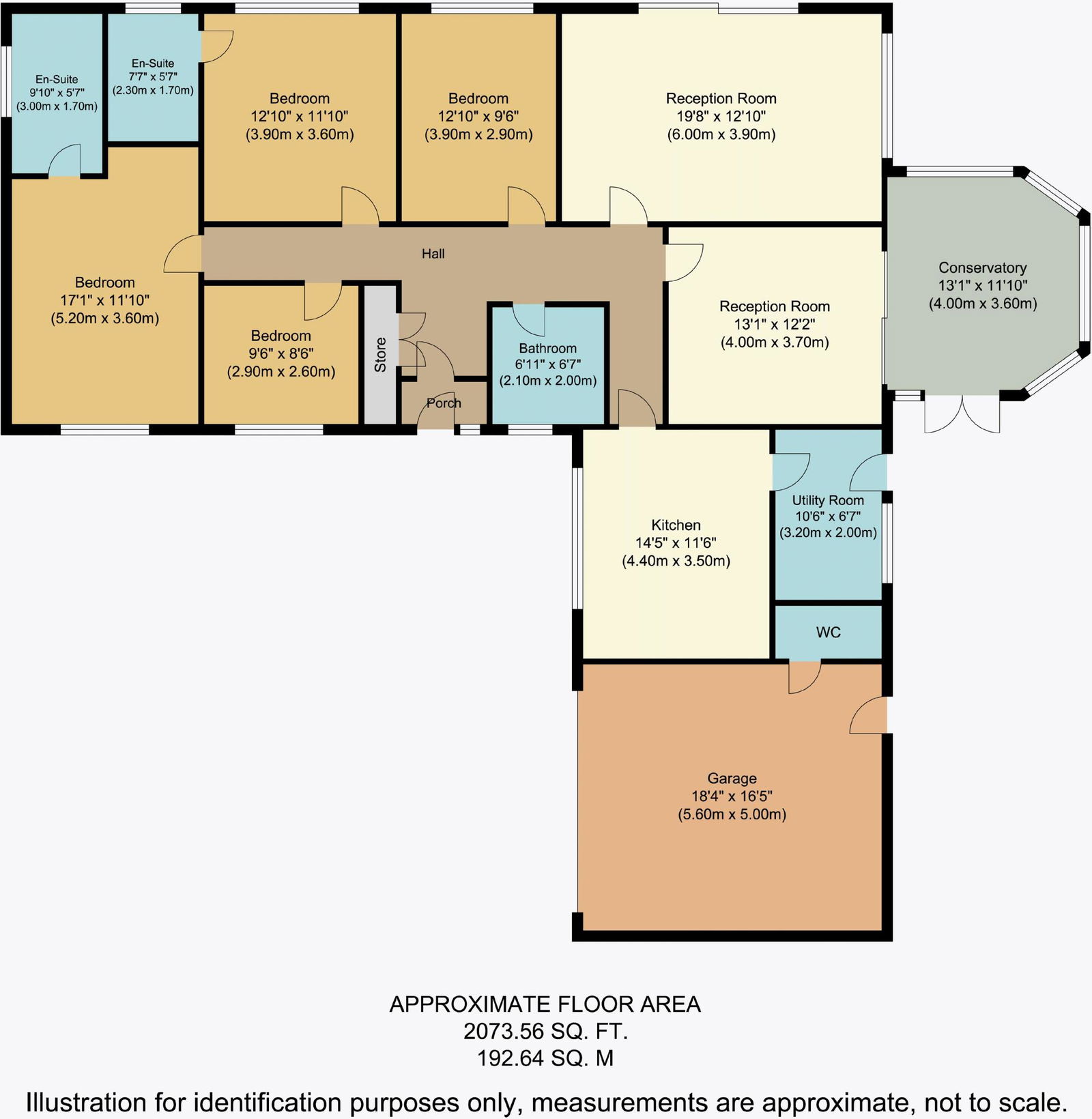 275, Upton Lane, Widnes floorplan