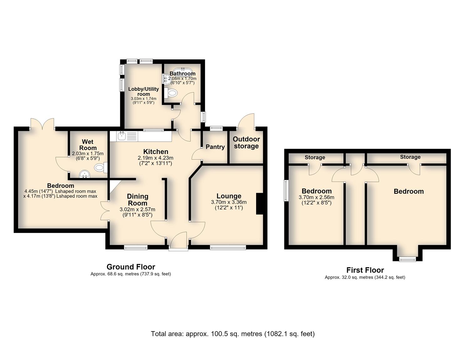 1, Jubilee Avenue, East Harling floorplan
