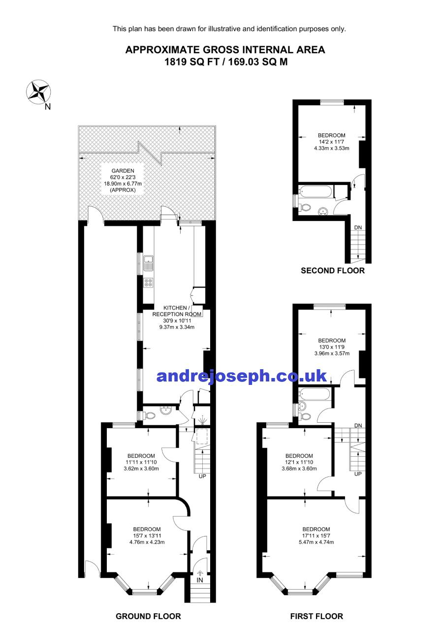 102, Rossiter Road, Balham floorplan