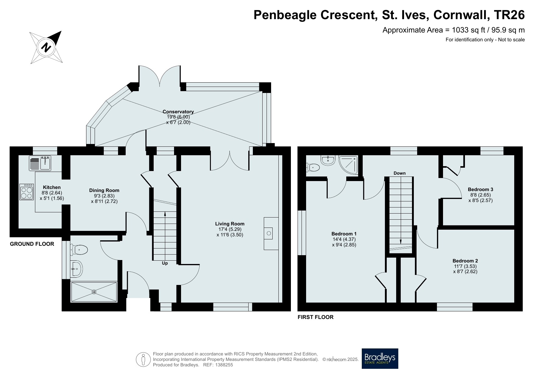 21, Penbeagle Crescent, Cornwall floorplan