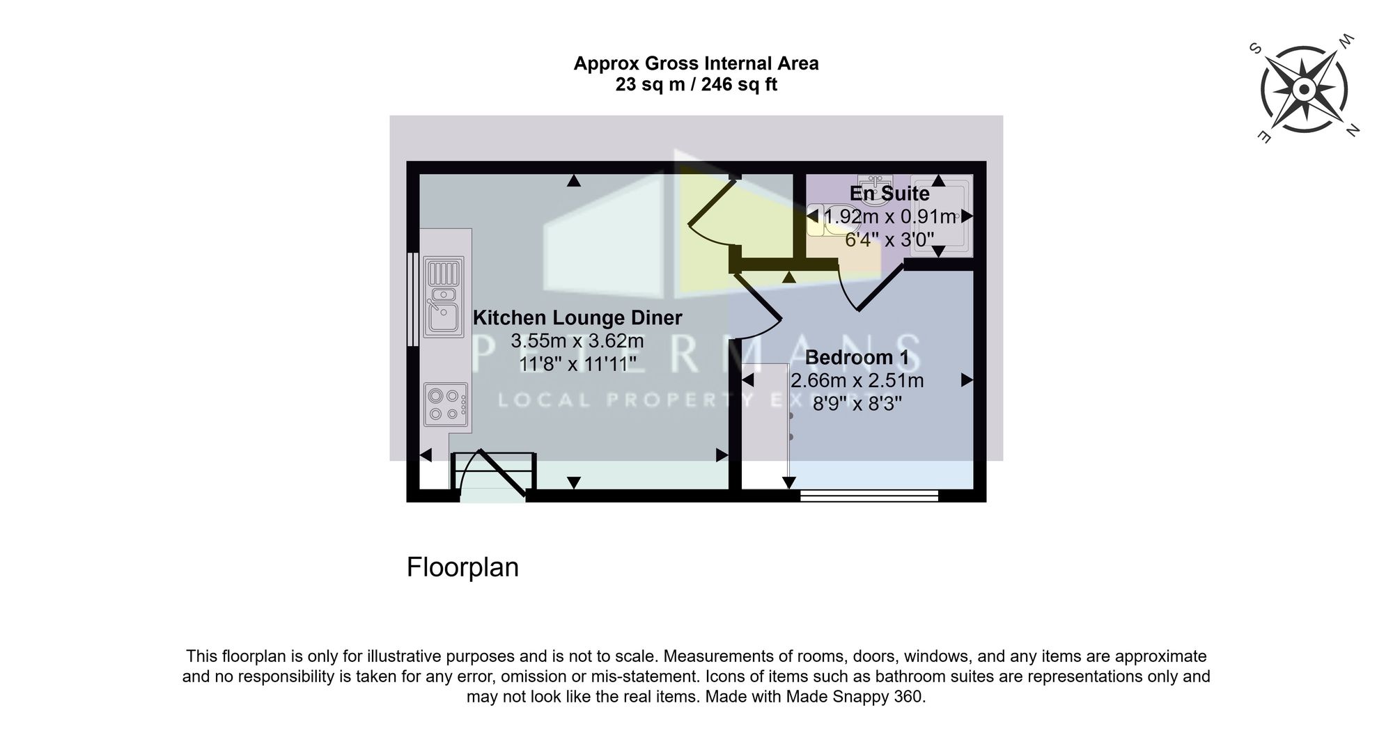 91a High Street, Edgware floorplan