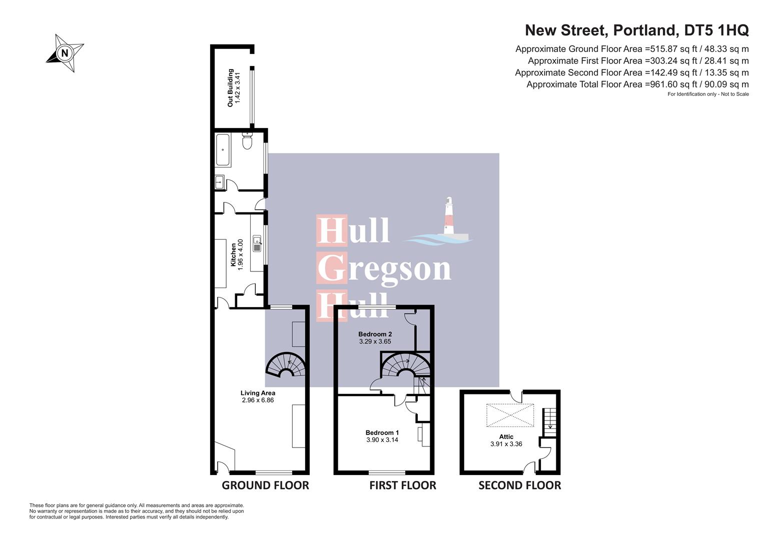 1, New Street, Portland floorplan