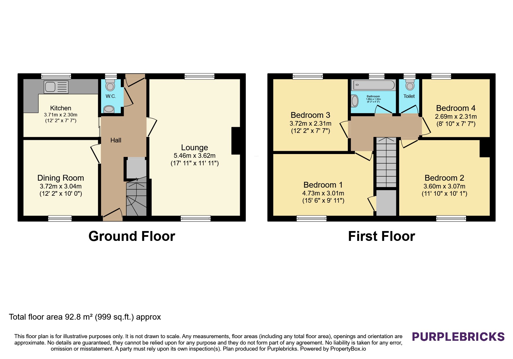 10, Sycamore Avenue, Chesterfield floorplan
