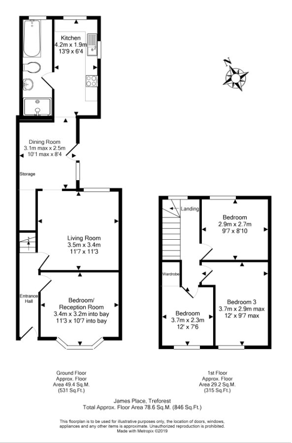 4 Bedrooms  for sale in James Street, Treforest, Pontypridd CF37