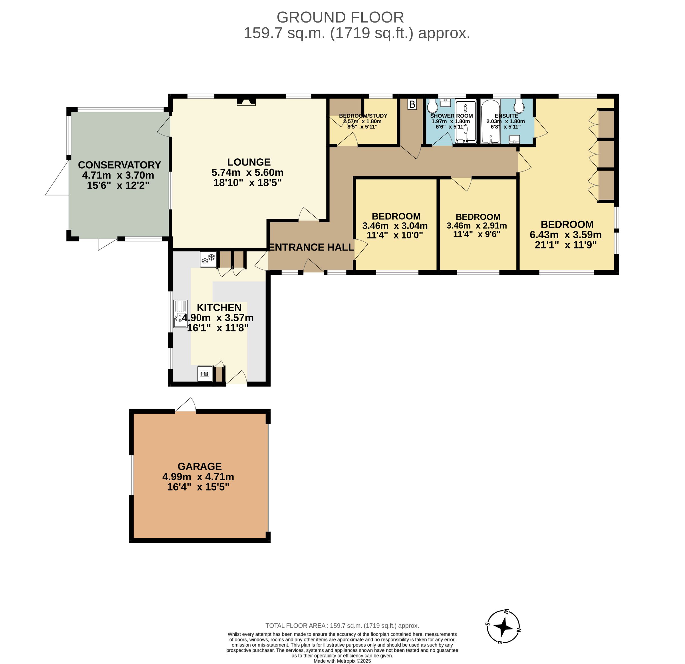 The Launds, 3 Saxon Meadow,, Paignton floorplan