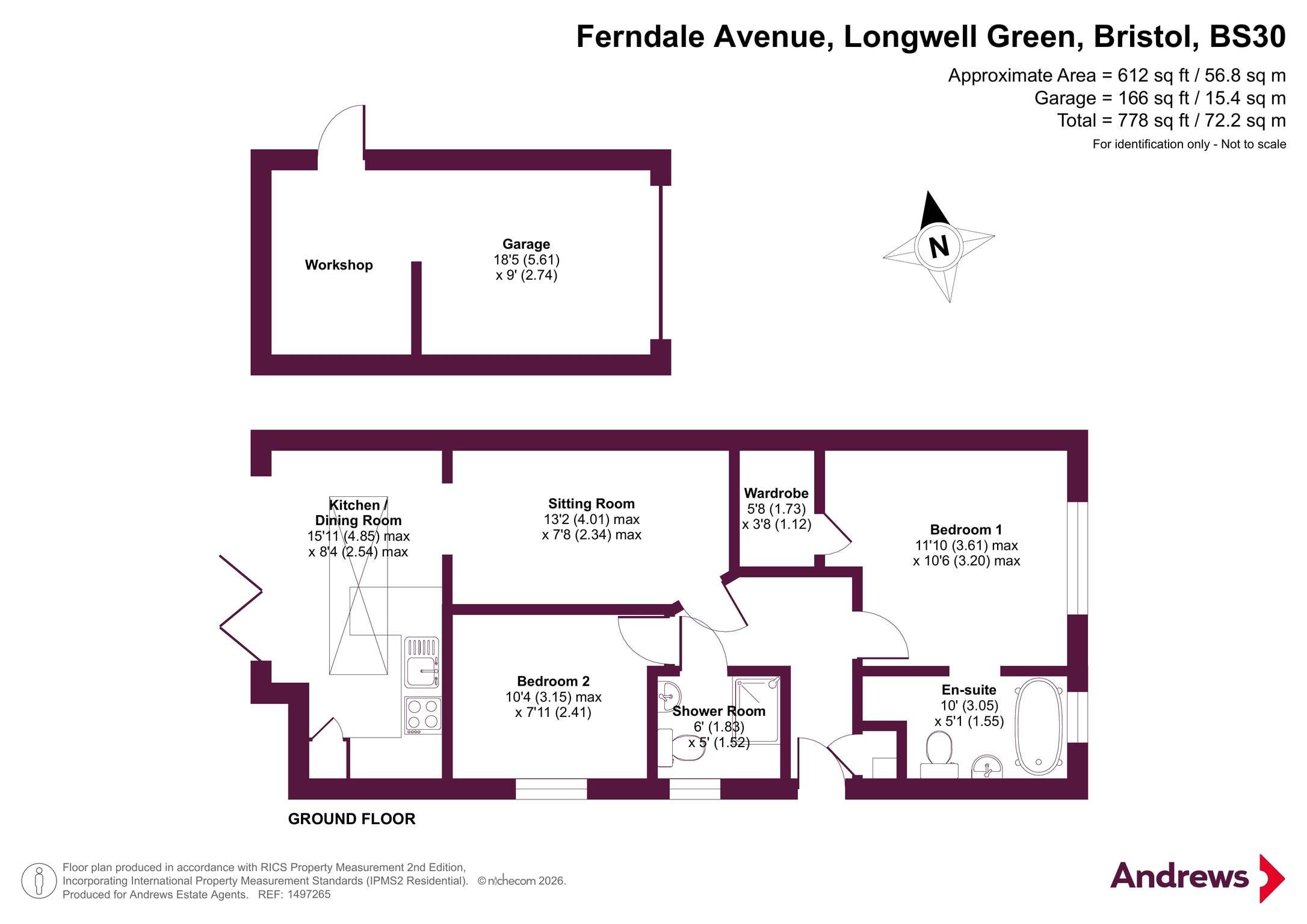 69, Ferndale Avenue, Bristol floorplan