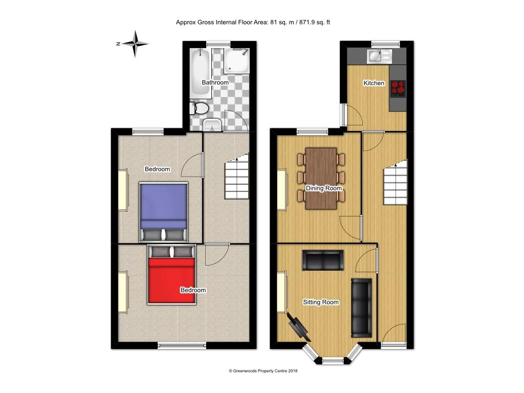 2 Bedrooms Terraced house for sale in Arnos Street, Totterdown, Bristol BS4