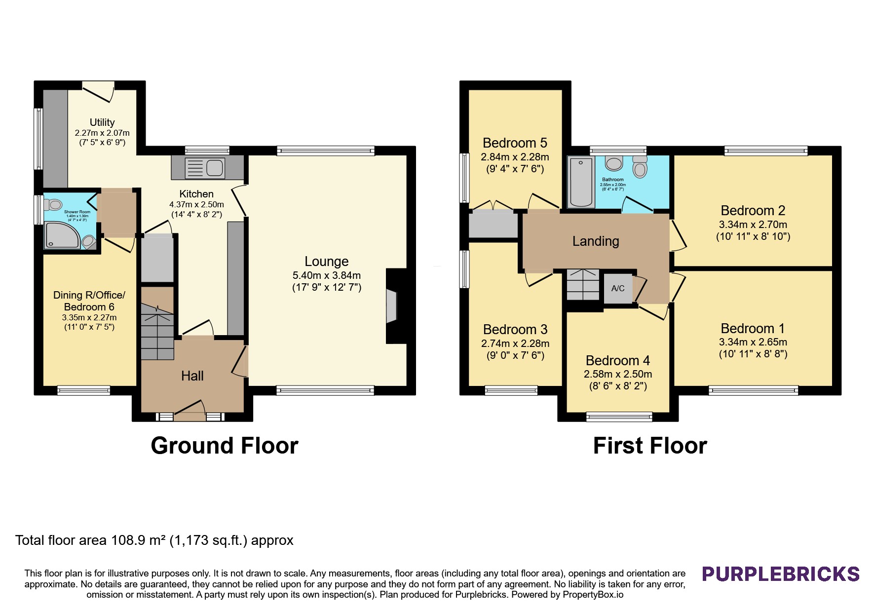 11, Park Road, Newcastle floorplan