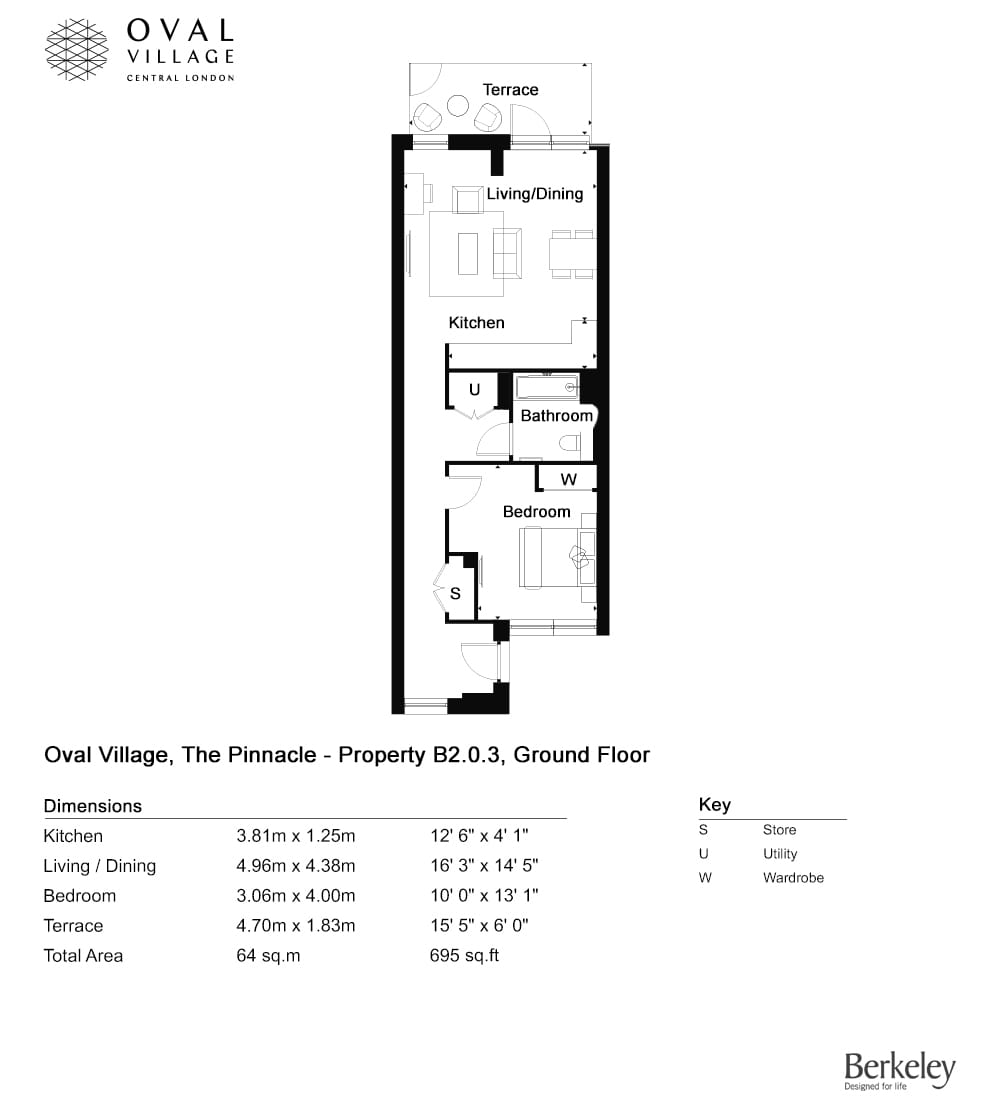 B2.0.3, Oval, Se11 5Qy, Oval floorplan