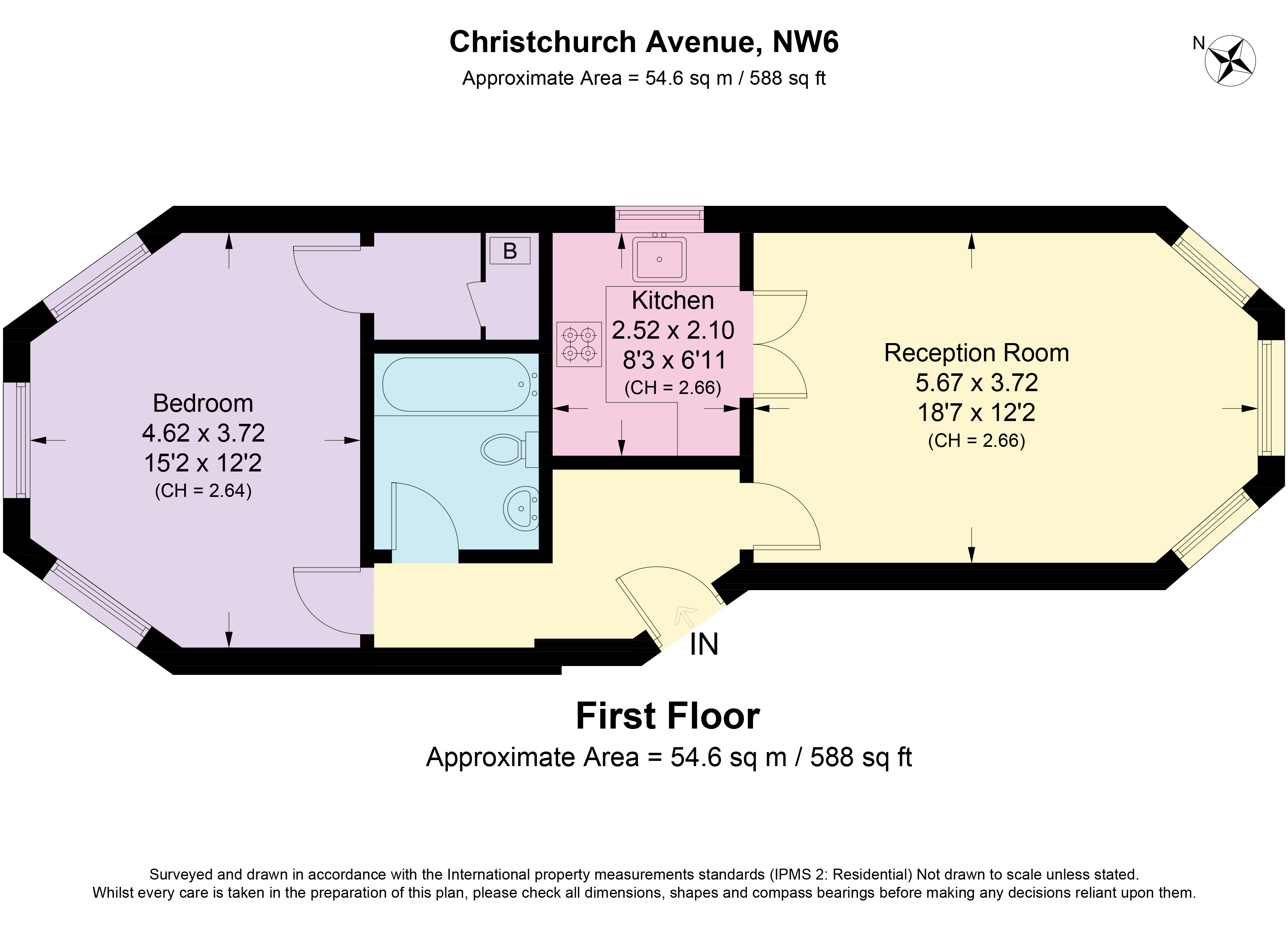 Christchurch Avenue, London, NW6 floorplan