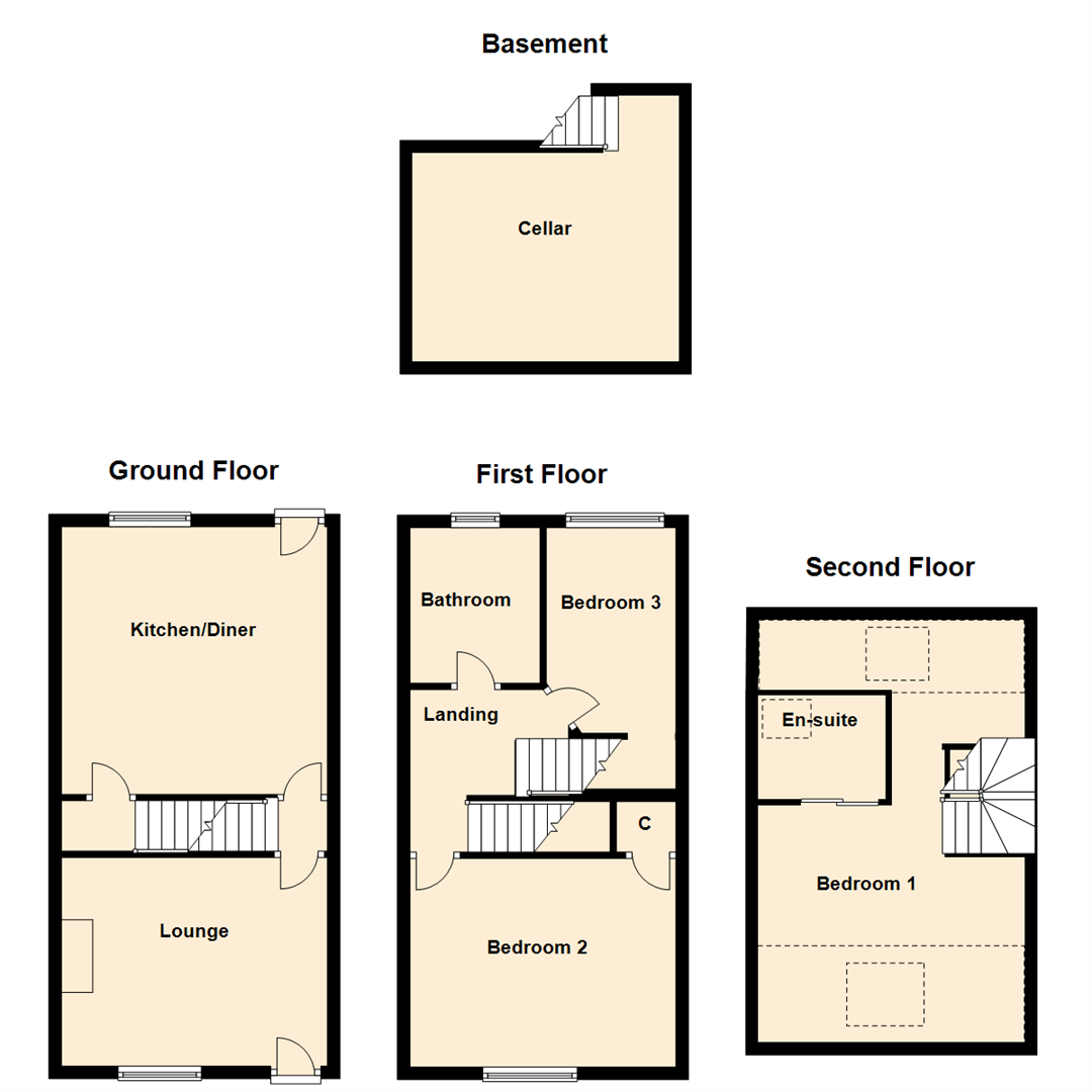 3 Bedrooms Terraced house for sale in Eshald Lane, Woodlesford, Leeds LS26