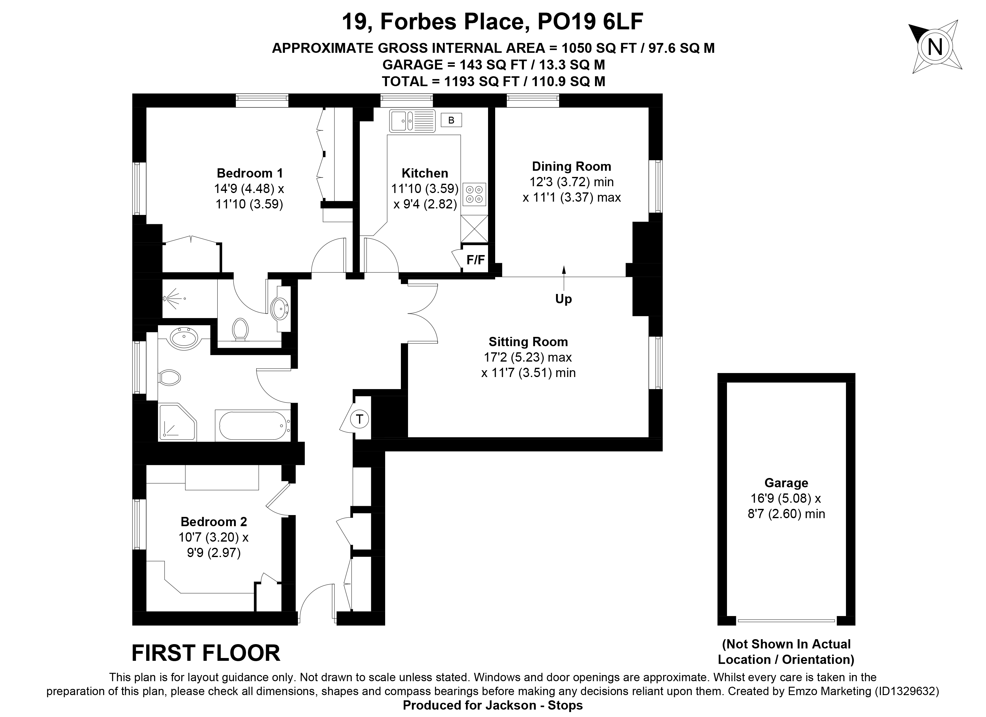 Flat 19, Forbes Place,, King George Gardens, West Sussex floorplan
