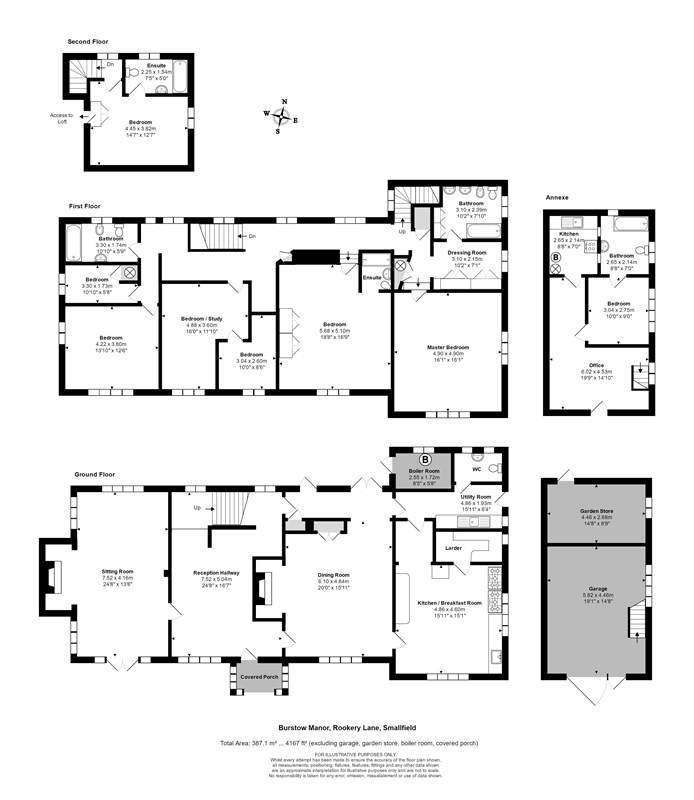 7 Bedrooms Country house for sale in Rookery Lane, Smallfield, Horley RH6