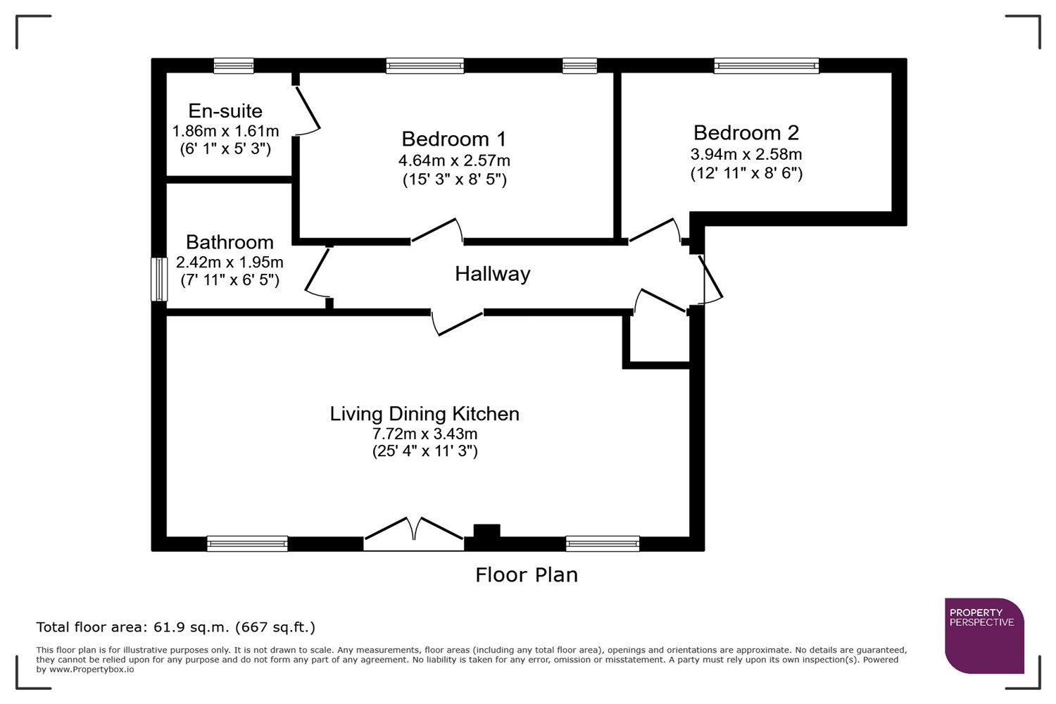 19, Admiral Close, Workington floorplan