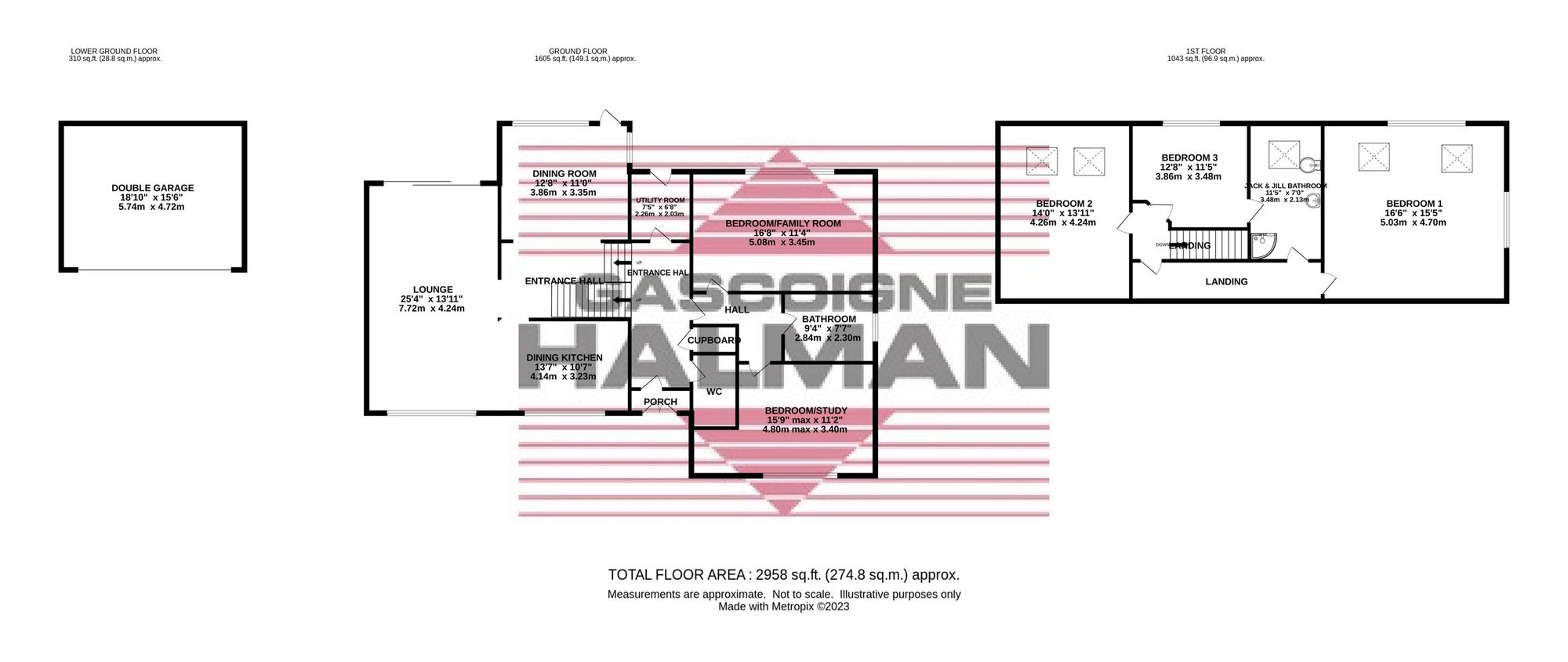 46A Moor End Road, Stockport floorplan