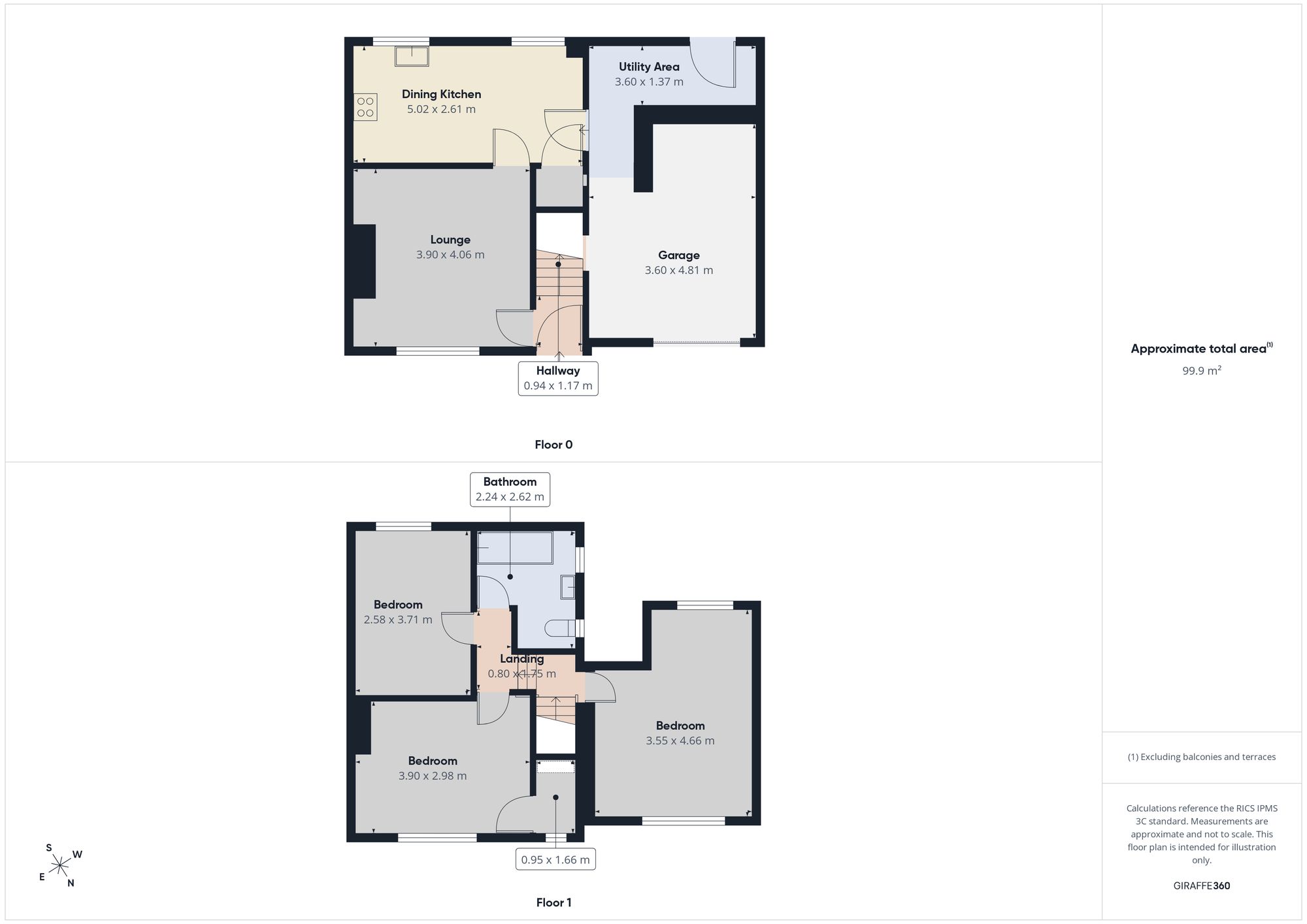 56 Redesdale Gardens, Gateshead floorplan