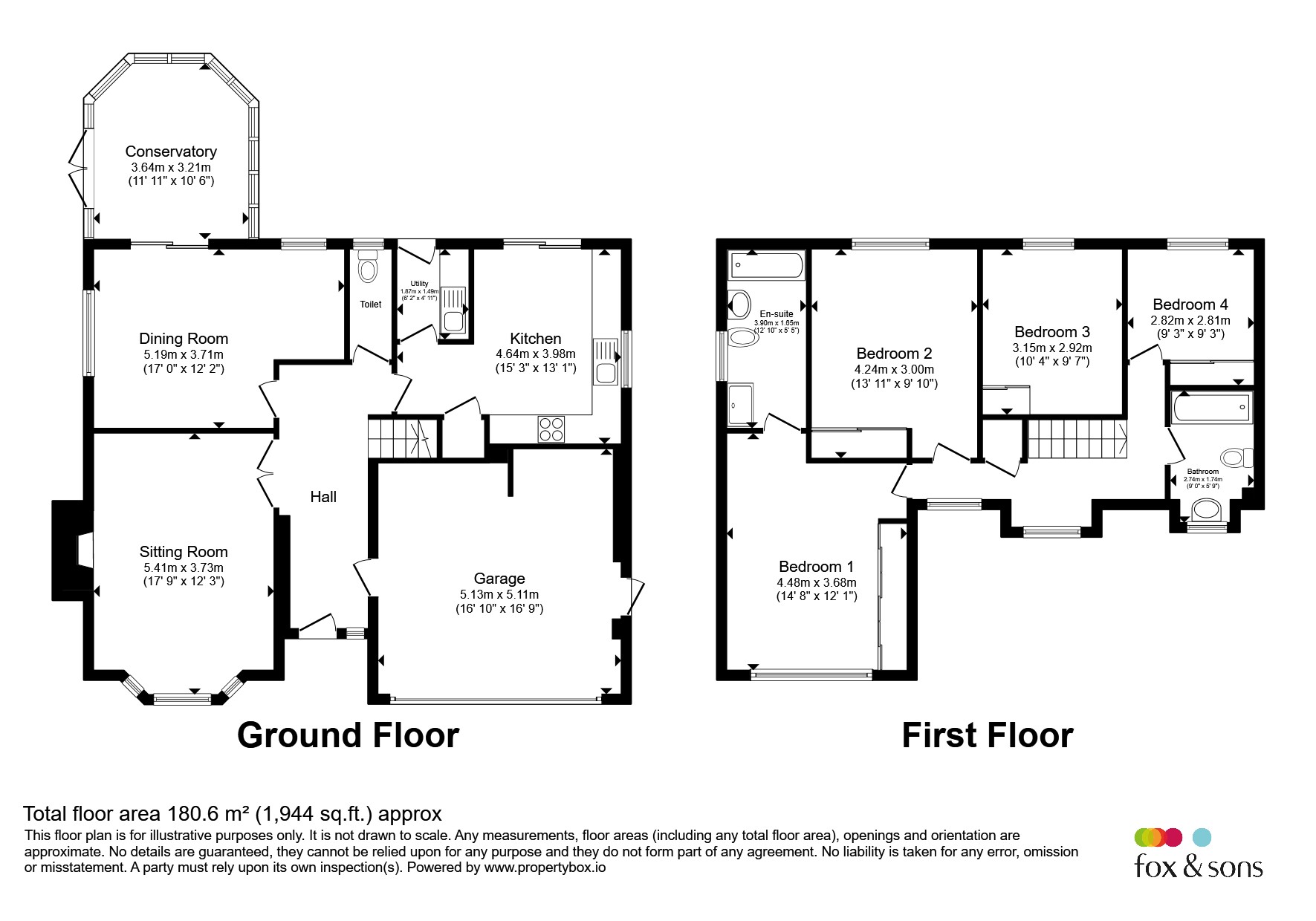 7, Lavender Close, Hailsham floorplan