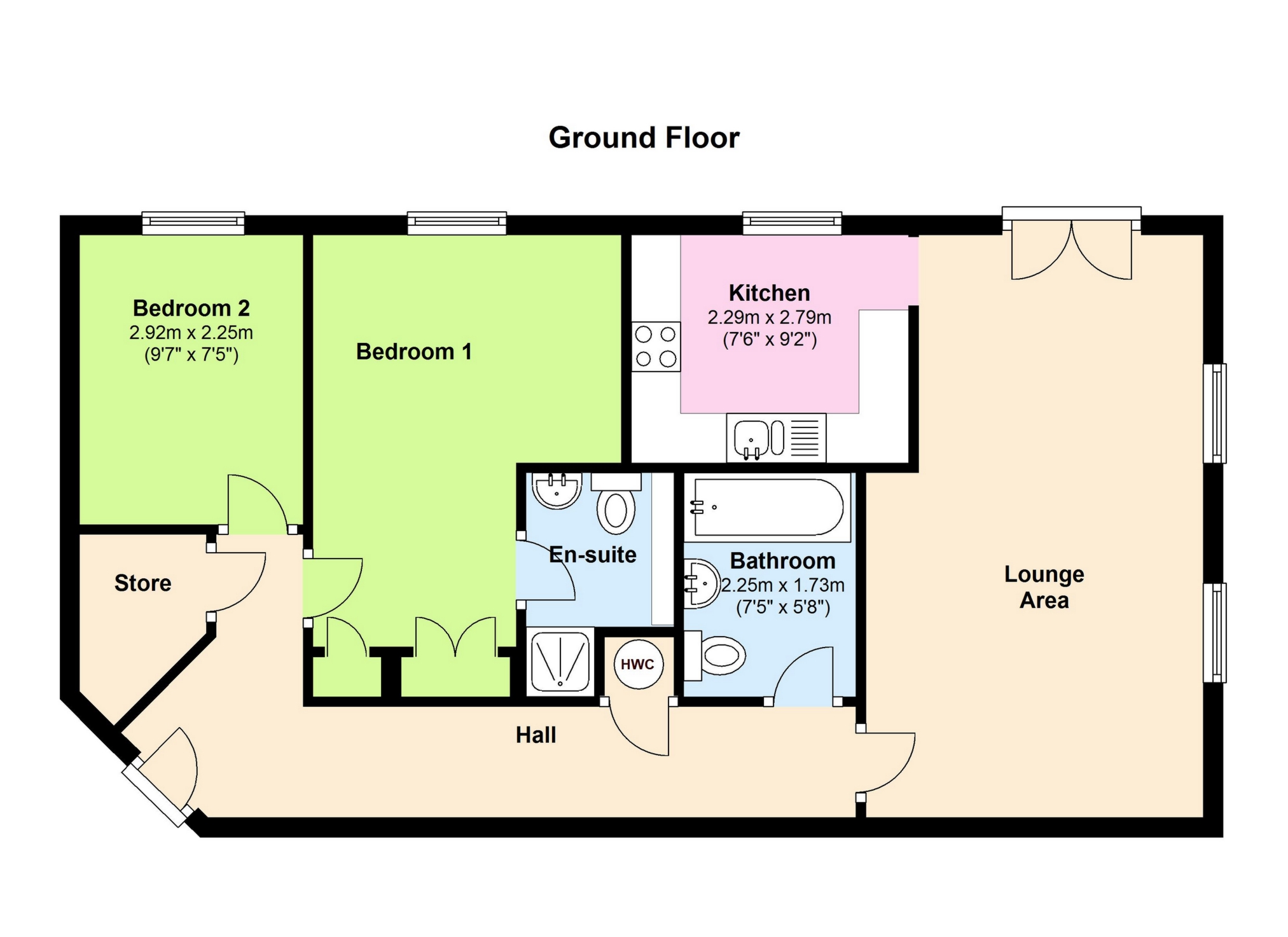 55 Springbank Court, Manor Road, Stockport floorplan