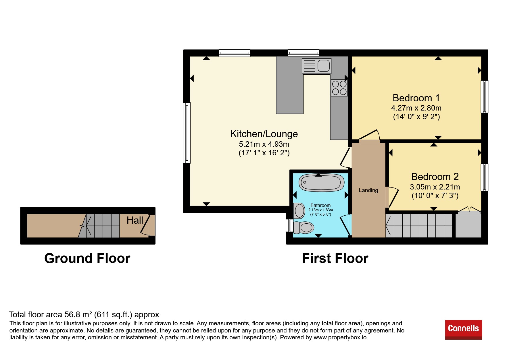 2b, Fern Way, Watford floorplan