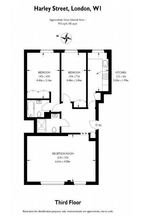 2 Bedrooms Flat to rent in Park House, 123-125 Harley Street, London W1G