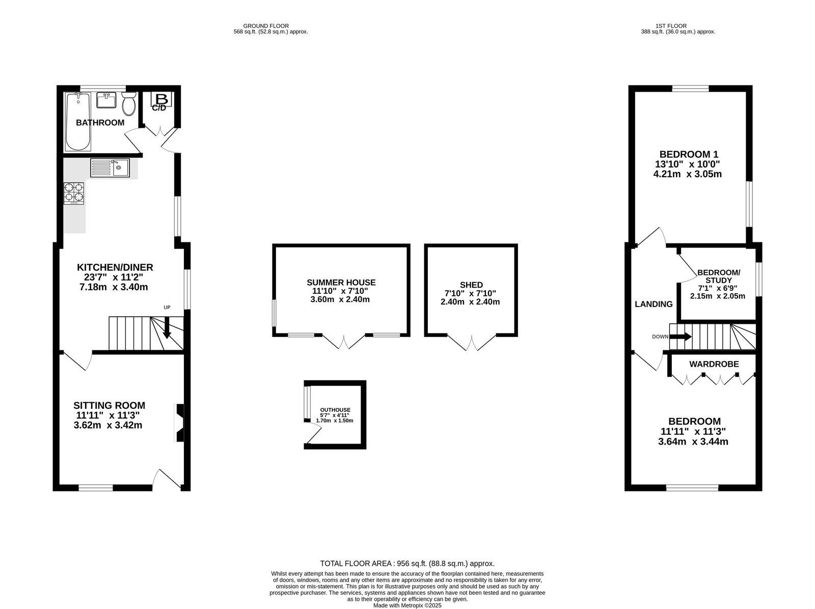 40, Albert Road, Ledbury floorplan