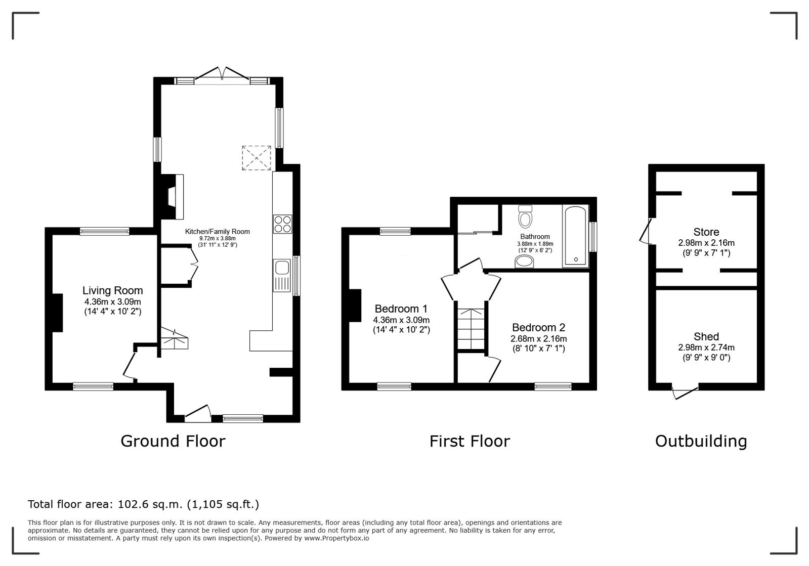 53, Belle Vue Road, Hampshire floorplan