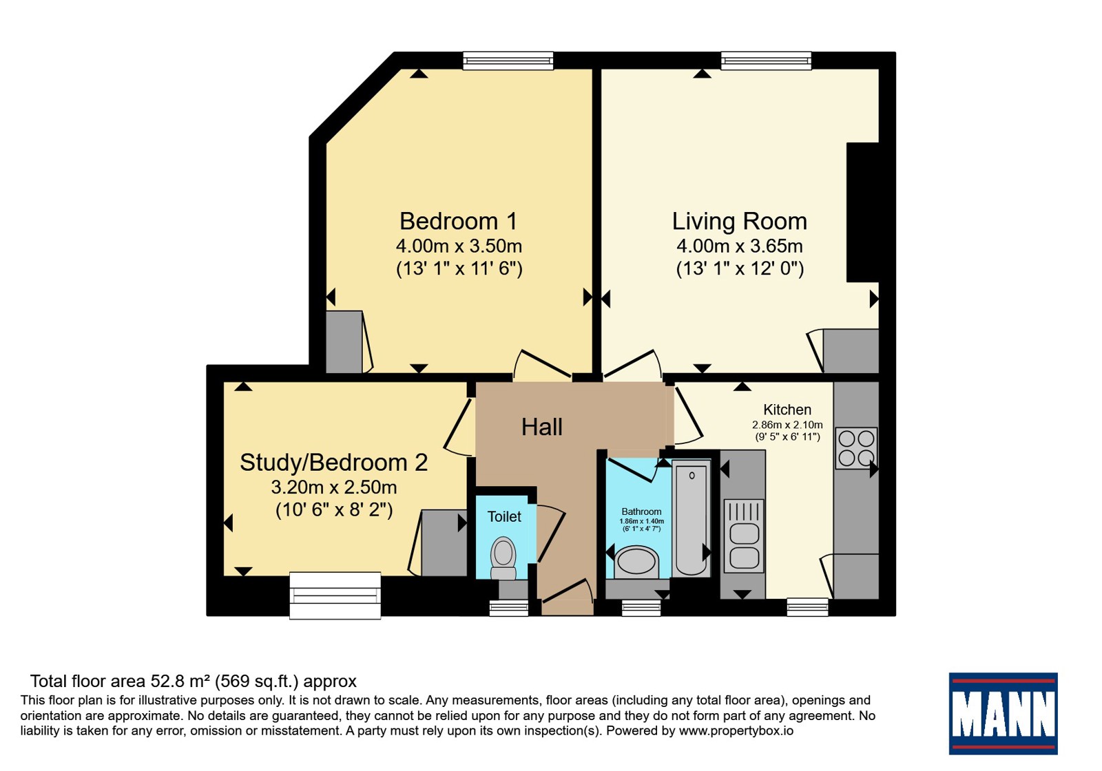 Flat 44 Acworth House,, Barnfield Road, London floorplan