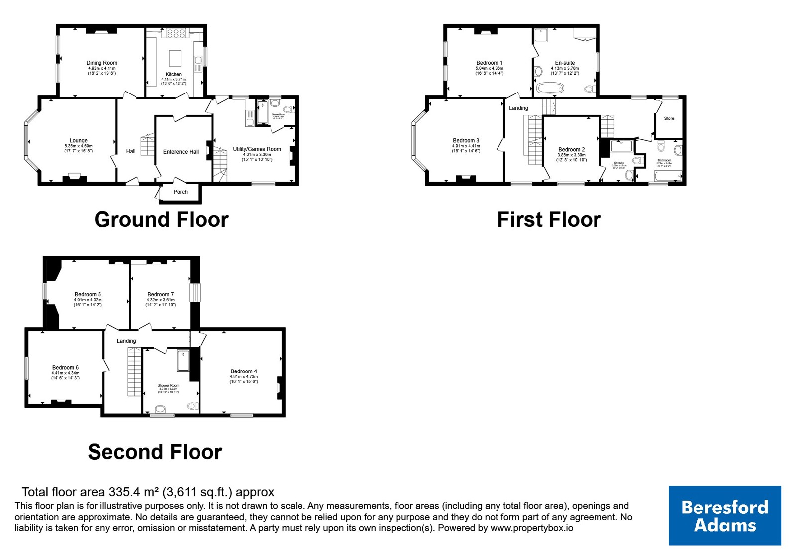 Trem Y Wawr,, Bala, Gwynedd floorplan
