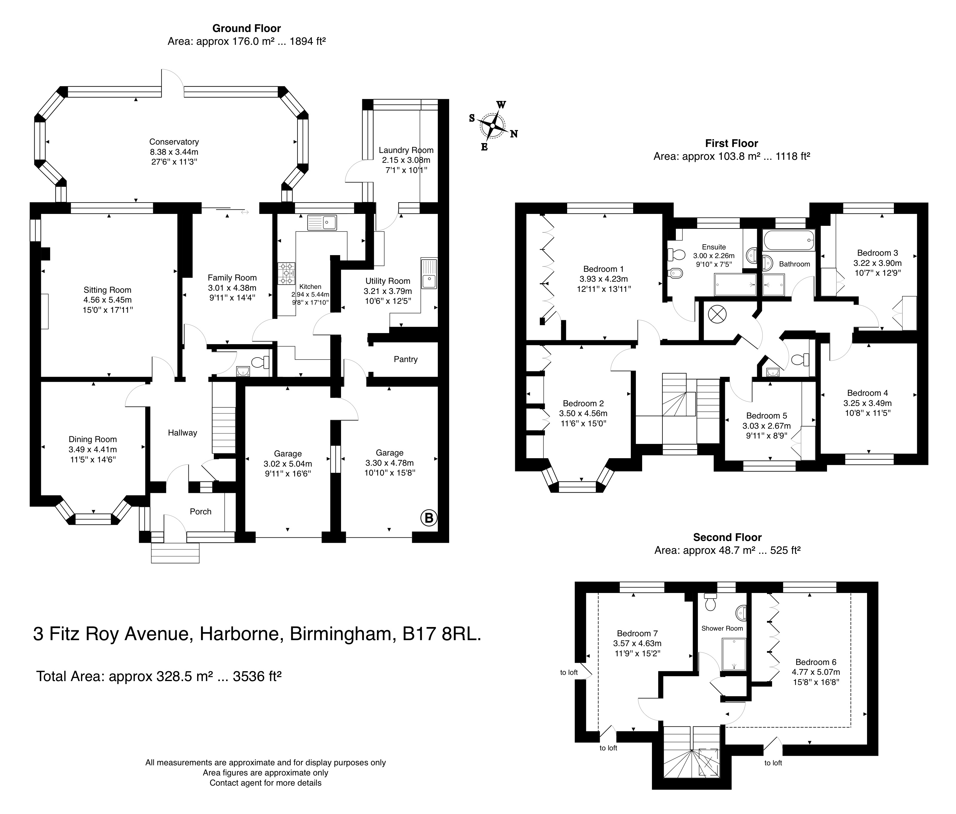 3, Fitz Roy Avenue, Birmingham floorplan