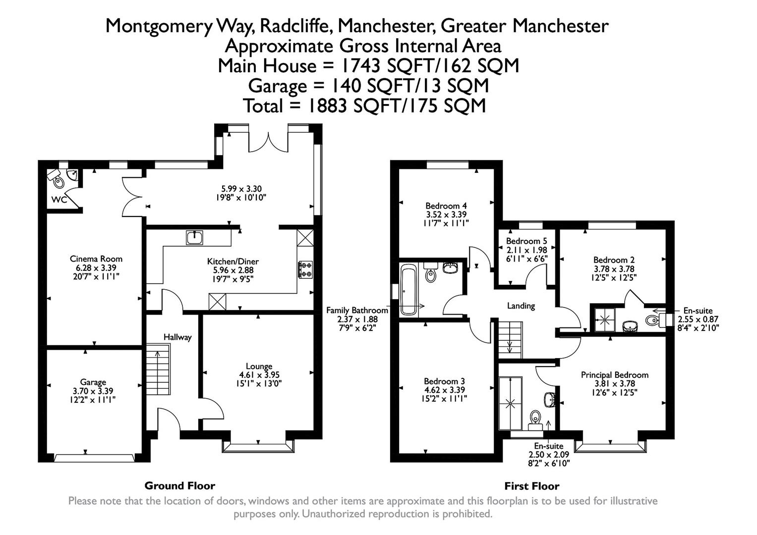 Montgomery Way, Radcliffe, Manchester M26, 5 bedroom detached house for