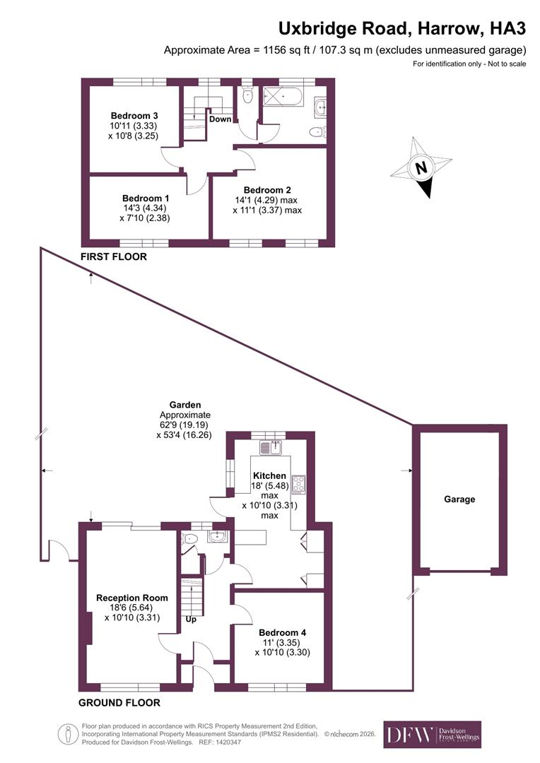217, Uxbridge Road, Harrow floorplan