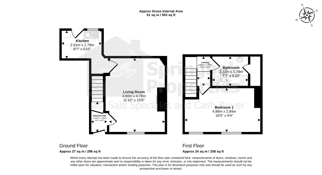Mount Pleasant Street Queensbury ,, Bradford floorplan