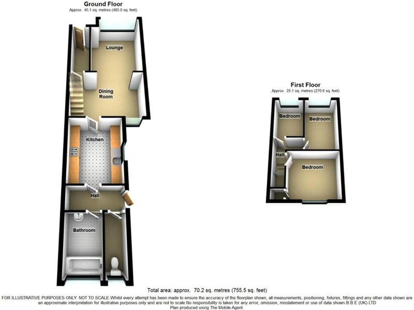45, Pulleyns Avenue, London floorplan