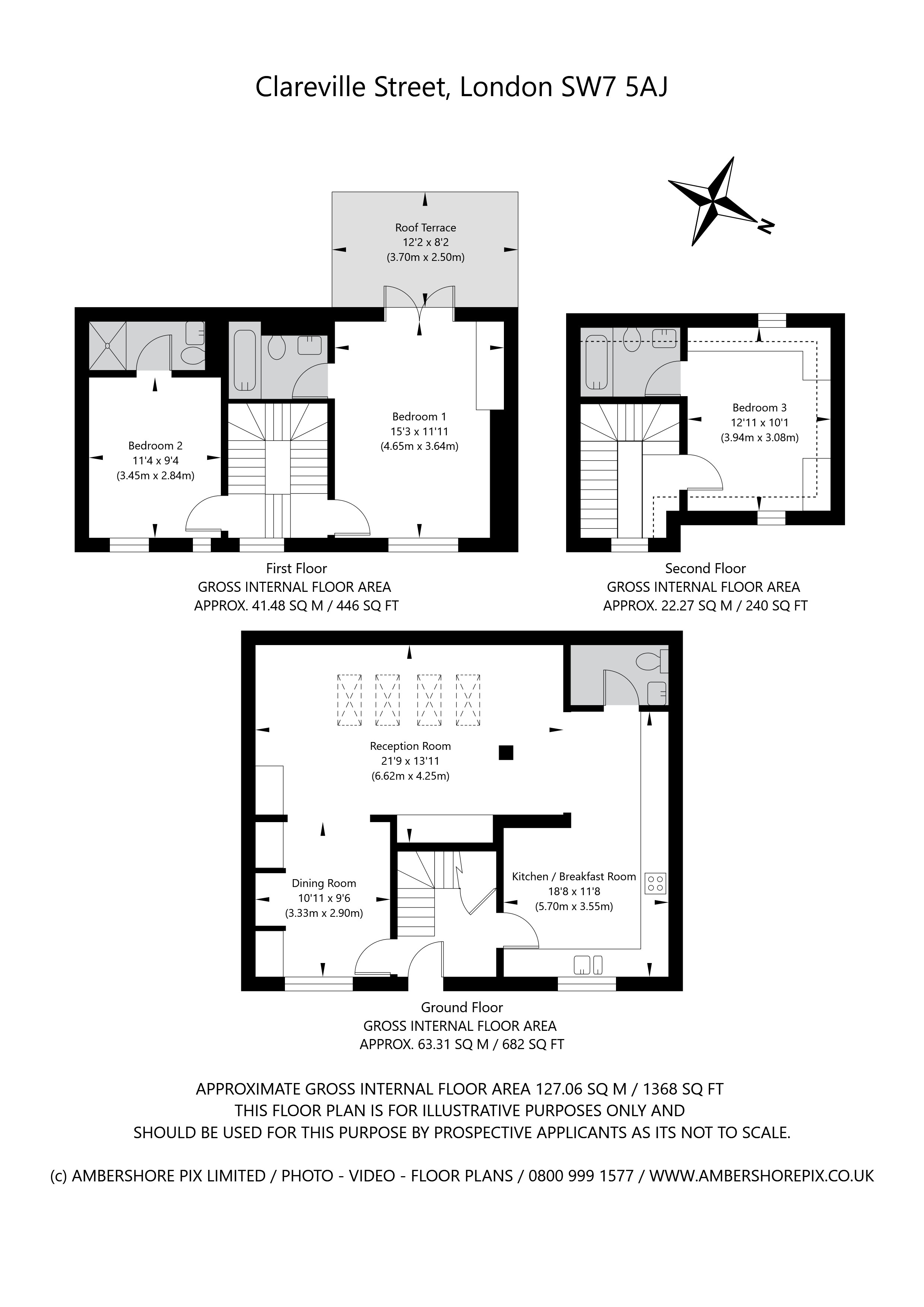 11, Clareville Street, London floorplan