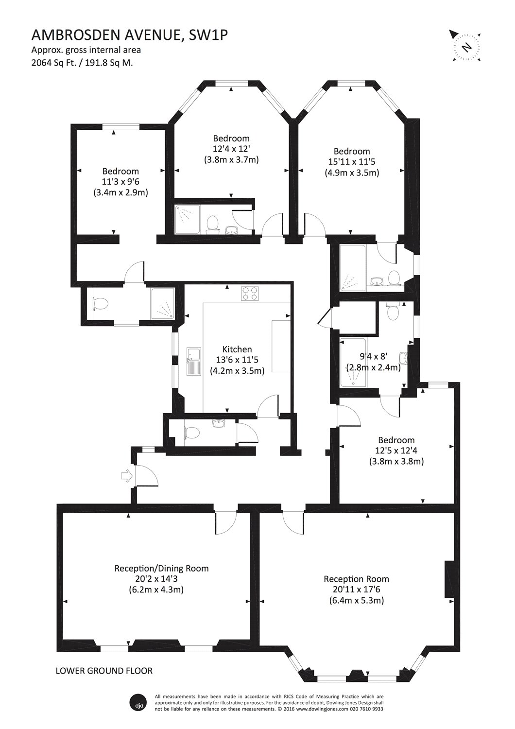 Ashley Gardens, Ambrosden Avenue, London SW1P, 4 bedroom flat to rent