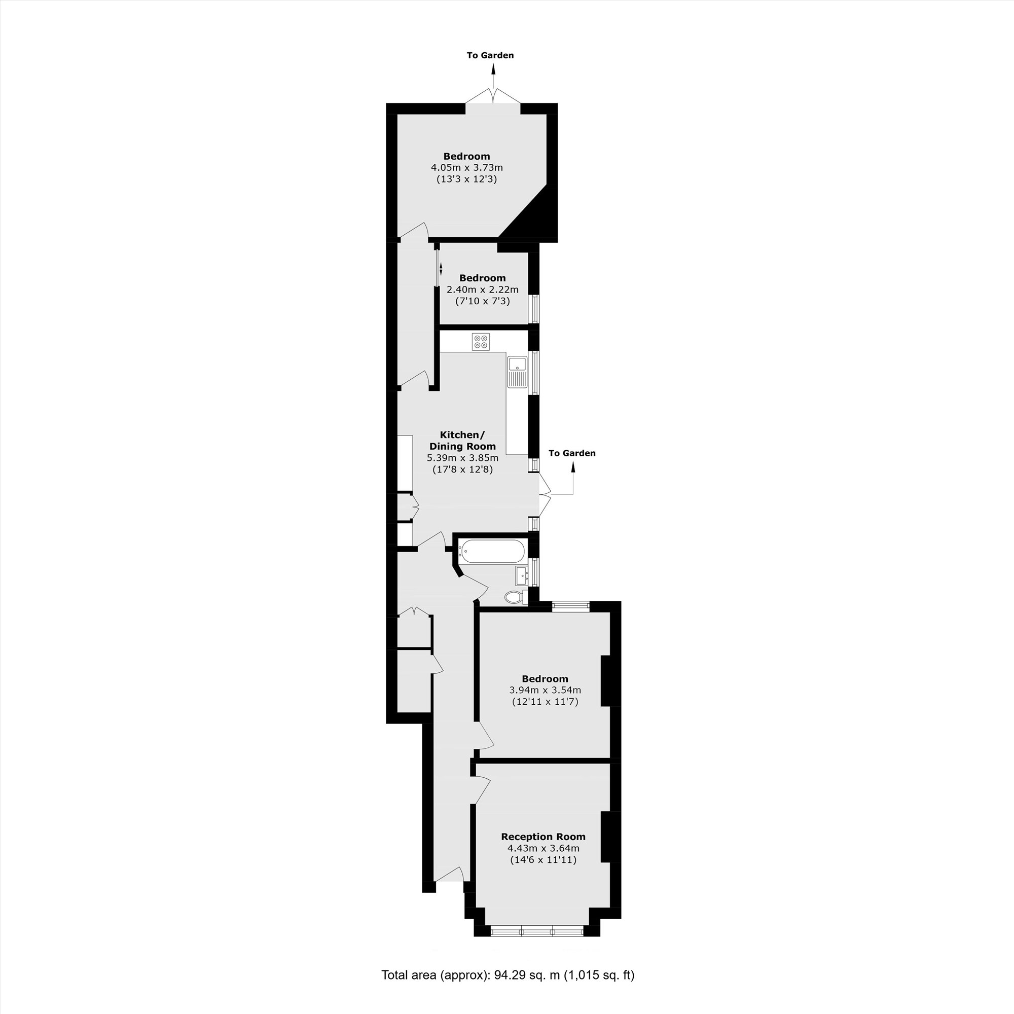 66, Weir Road, London floorplan