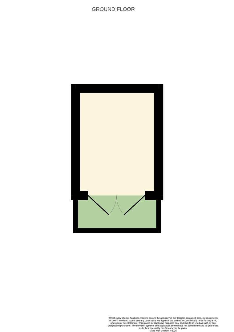 Beach hut 218, Marine Crescent, Worthing floorplan