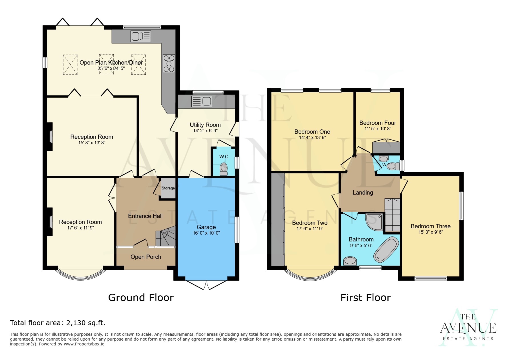 12 Kingsway East, The Westlands, Staffordshire floorplan
