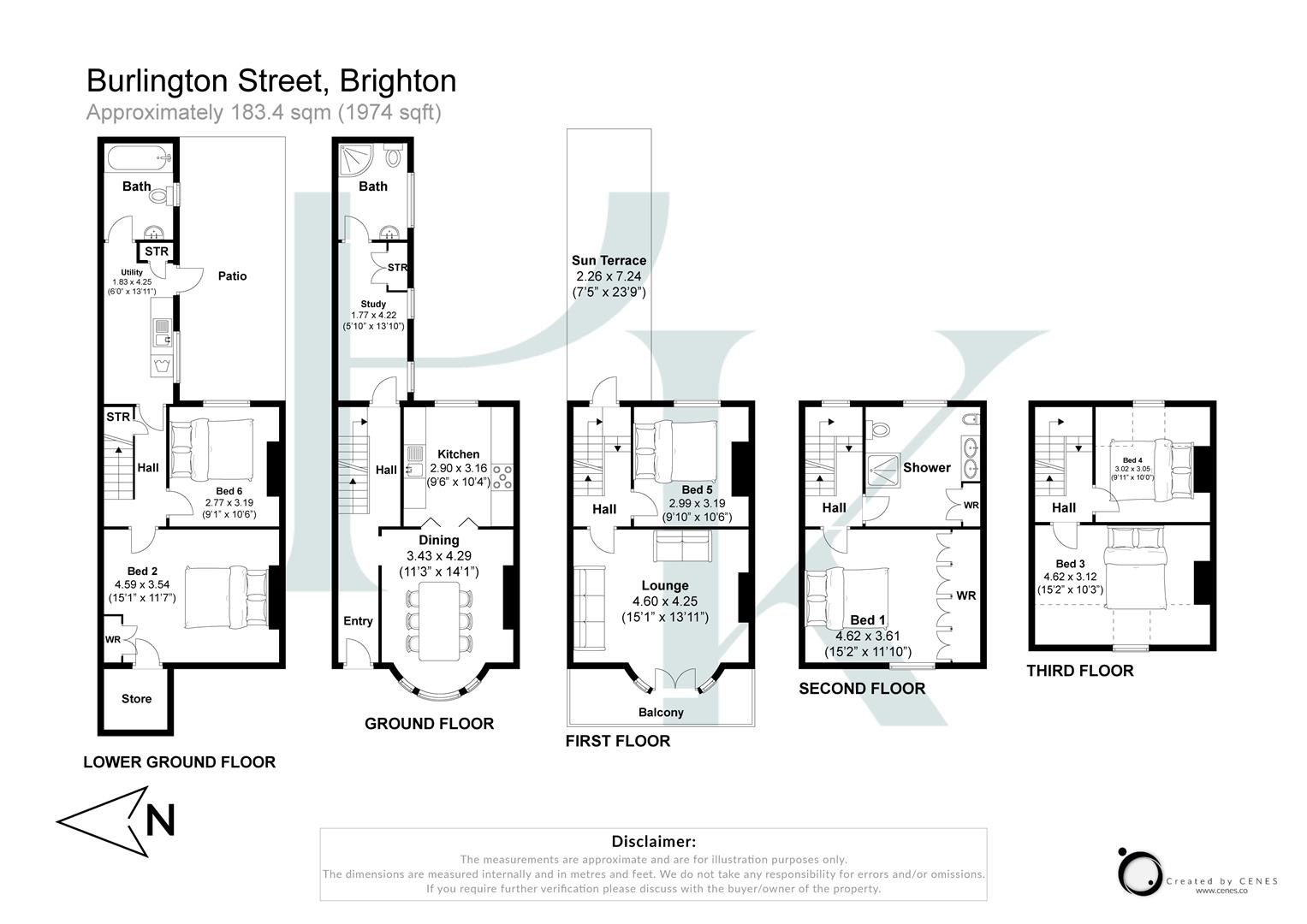 Burlington Street, Brighton floorplan
