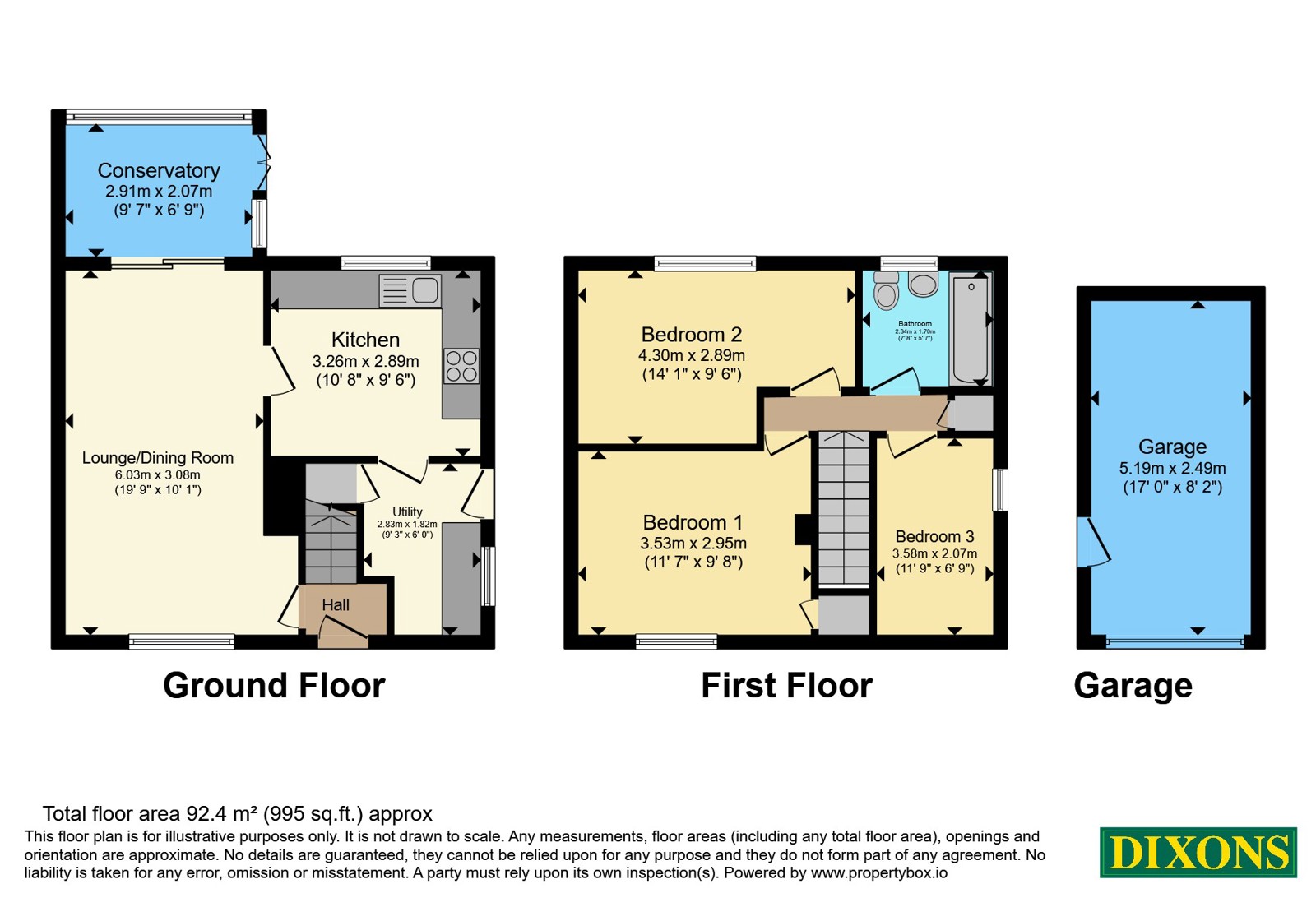 9, Abbey Road, Worcestershire floorplan