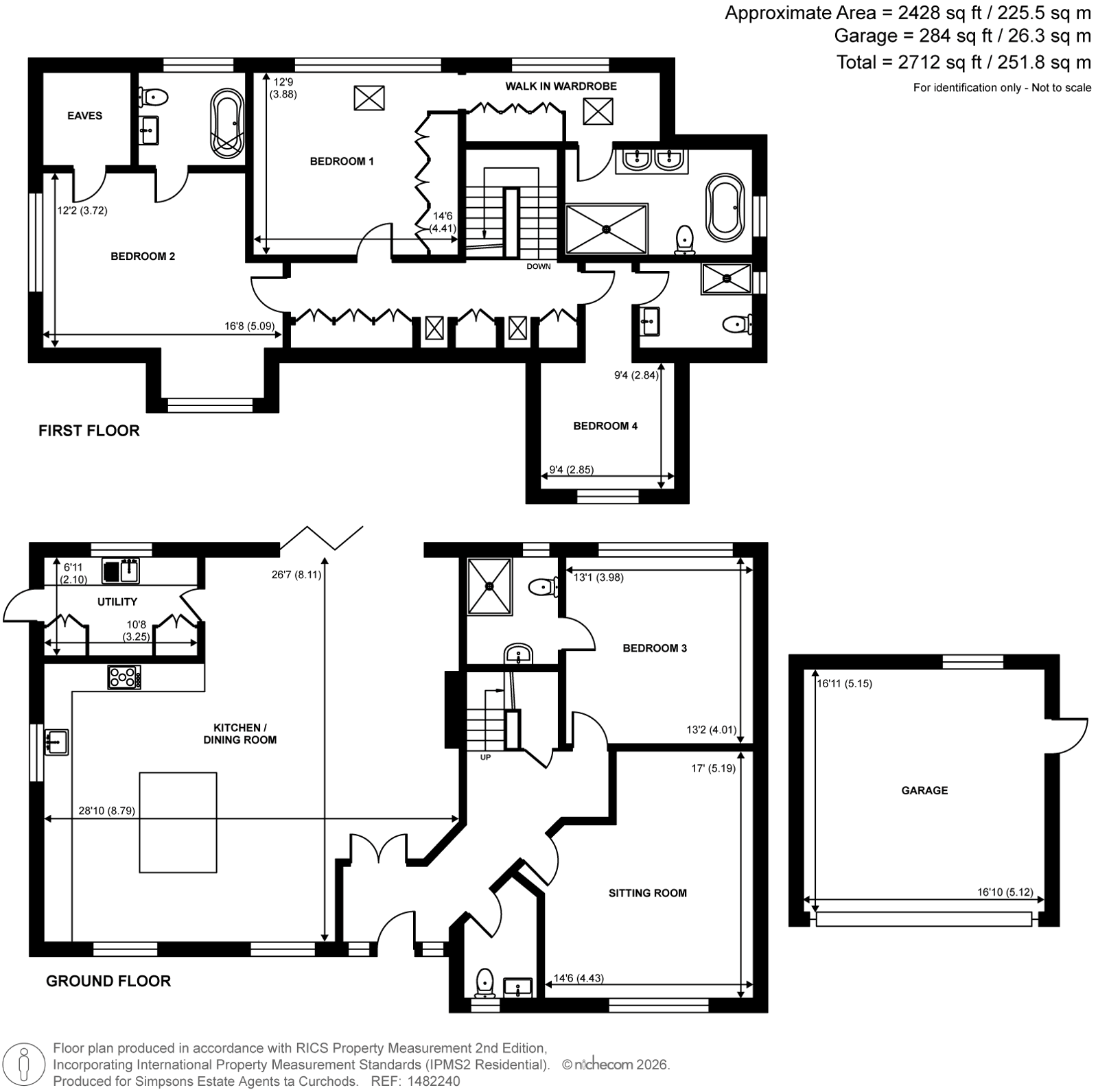 1, The Ponds, Weybridge floorplan